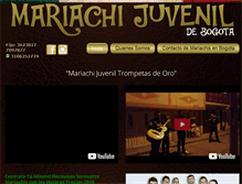 Tablet Screenshot of cantina-mariachi.com